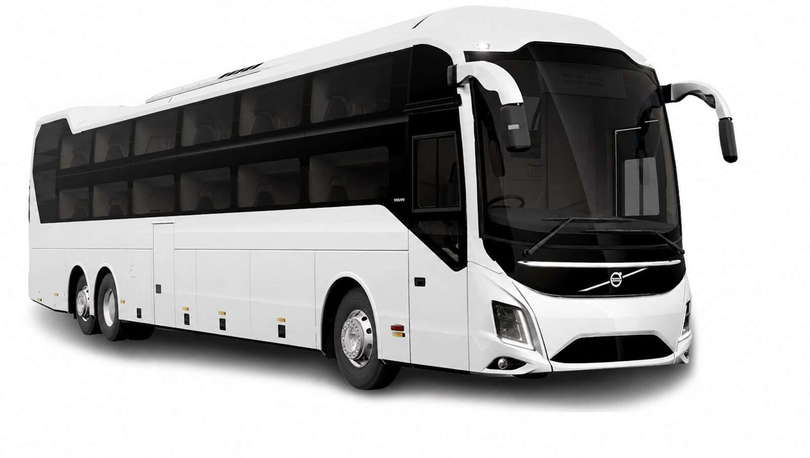 White Volvo 9600